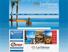 Tablet Screenshot of laspalomasresort.com